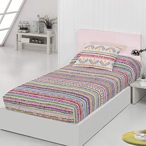 Tejidos Jvr - Edredón Ajustable Chelsea - Cama 90 Cm