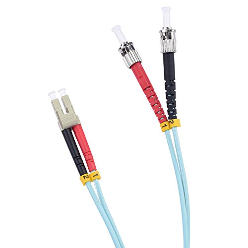 TPFNet 50m Cable de Fibra Óptica Duplex Multimodo OM3 ST/LC - 50/125µm - 10Gb