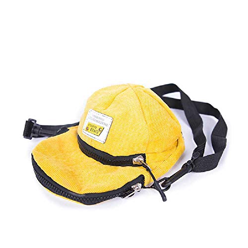 TUOLUO Bolso para Niños Bolso De Hombro Bolso De Hombro para Niñas Sombrero Fresco Modelado Bolso Pequeño Amarillo