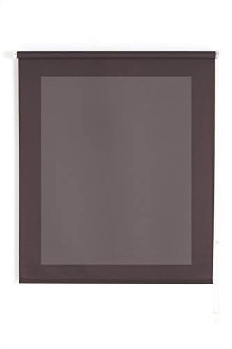 Uniestor Basic - Estor Translucido, Marron Grisaceo, 100X175 cm