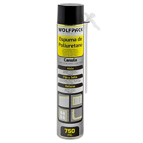 WOLFPACK LINEA PROFESIONAL Espuma Poliuretano 750 ml. Con Canula WOLFPACK LINEA PROFESIONAL Espuma Poliuretano 750 ml. Con Canula