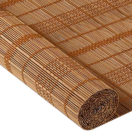 YILANJUN Personalizable Estores de Bambú Persiana Puerta Enrollables Cortina Natural Muy Utilizado 9 Estilos