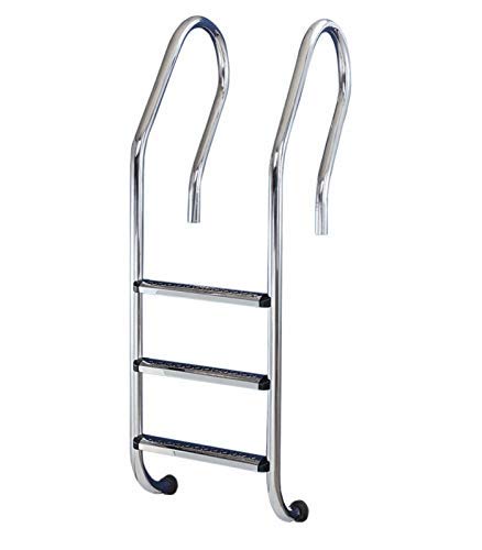 YMBERSA Escalera Piscina Muro Estrecho Mixto Acero INOX 316L. 5 Peldaños YMBERSA Escalera Piscina Muro Estrecho Mixto Acero INOX 316L. 5 Peldaños