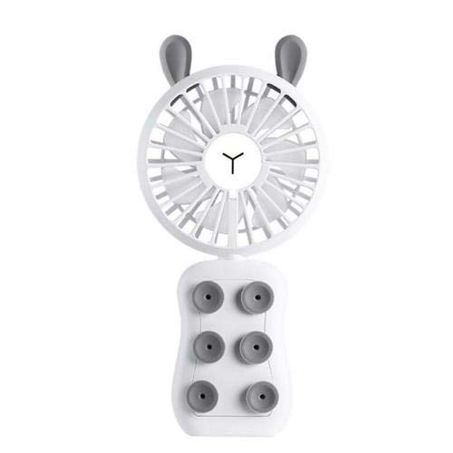 ZJYSM Pequeño Oso/Conejo Mini USB Fan por Soporte de teléfono con Modo de luz Coloreado Seis ventosas de Silicona Handheld Little Fan Cooler de Aire portátil para la Oficina en casa al Aire Libre Zj ZJYSM Pequeño Oso/Conejo Mini USB Fan por Soporte de teléfono con Modo de luz Coloreado Seis ventosas de Silicona Handheld Little Fan Cooler de Aire portátil para la Oficina en casa al Aire Libre Zj