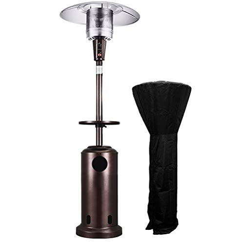 ZXYSR Estufa Exterior Gas, Temperatura Regulable con Funda De Paraguas Estufas De Butano Exterior Protección contra Llamas, Estufa Gas Exterior Terraza 13KW,Liquefied Gas ZXYSR Estufa Exterior Gas, Temperatura Regulable con Funda De Paraguas Estufas De Butano Exterior Protección contra Llamas, Estufa Gas Exterior Terraza 13KW,Liquefied Gas