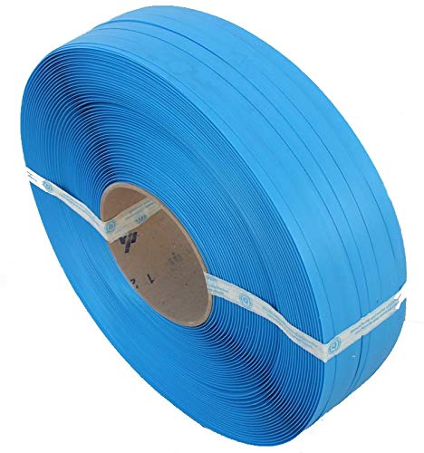 1 Bobina Fleje plástico Azul. Fleje Manual de 1.200m lineales. Medidas Fleje: 13 x 0,8mm. Calidad de la bobina Gofrado.