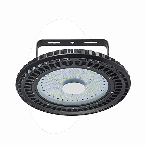 100W 200W 250W LED UFO Lámpara Industrial, Detección Automática IP65 Natural 4000-4500K para Iluminación industrial, comercial, o del almacén Iluminación de alto brillo (250)