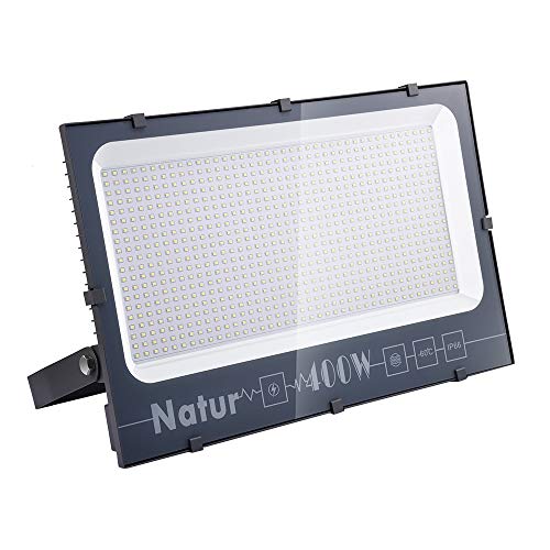 50W Focos LED Exterior, Luz Exterior Potente Luces 5000LM Foco Proyector LED, IP66 Impermeable lluminación Seguridad 3000K Blanco Cálido Aplique Exteriores Lampara para Jardín Garaje Patio Fábrica