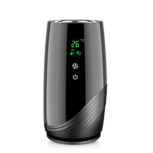 Acekool Purificador de Aire Portátile para Hogar con Filtro HEPA y Carbón Activado, USB Filtro de Aire de Escritorio, 2 Velocidades & Filtración de 3 Etapas, 10-25dB, Eliminar Alergias, Humo, Olor Acekool Purificador de Aire Portátile para Hogar con Filtro HEPA y Carbón Activado, USB Filtro de Aire de Escritorio, 2 Velocidades & Filtración de 3 Etapas, 10-25dB, Eliminar Alergias, Humo, Olor