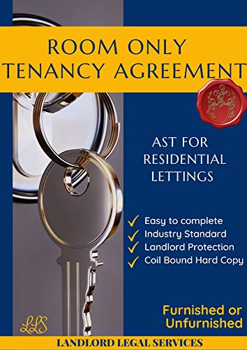 Acuerdo de arrendamiento de solo habitación para no amueblado o amueblado. Dos copias de acuerdo. Servicios legales para propietarios. Cumple con HMO. Houses o pisos. Landlord Legal ServicesTM