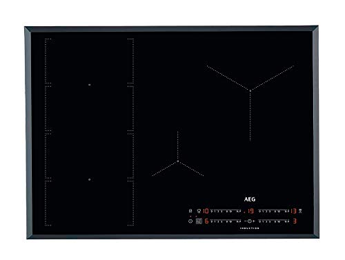 AEG IKE74471FB Placa inducción flexible, Biselada, Extraplana 4 zonas, Ajuste 3 niveles, Función Pausa, Calentamiento rápido, Conexión con campana compatible, Función FlexiPuente,Negro, 70 cm AEG IKE74471FB Placa inducción flexible, Biselada, Extraplana 4 zonas, Ajuste 3 niveles, Función Pausa, Calentamiento rápido, Conexión con campana compatible, Función FlexiPuente,Negro, 70 cm