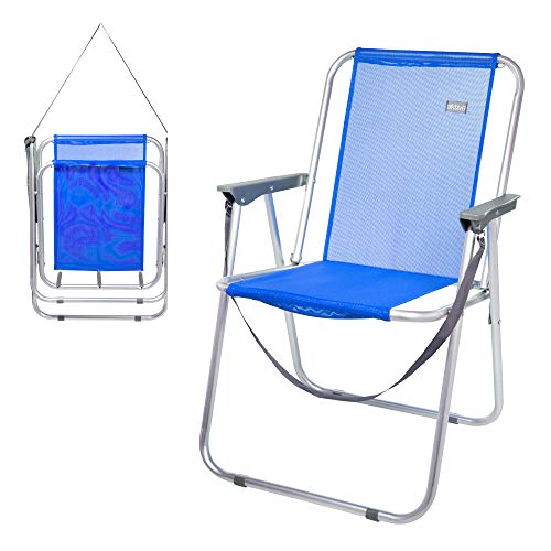 Aktive - Silla de playa fija plegable 53 x 44 x 76 cm Aktive - Silla de playa fija plegable 53 x 44 x 76 cm
