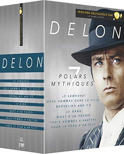 Alain Delon Collection - 7-DVD Box Set ( Deux hommes dans la ville / Borsalino and Co. / Le gang / Mort d'un pourri / 3 hommes à abattre / P [ Origen Francés, Ningun Idioma Espanol ]
