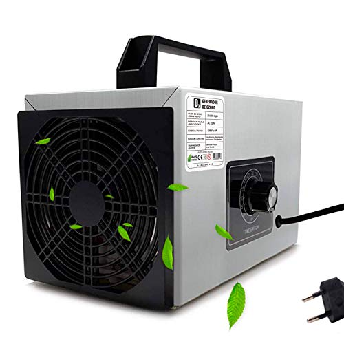 AMAZEAN O3 Premium/Generador de ozono Industrial/HR 220v, Limpiador de ozono, Dispositivo de ozono para Habitaciones, Humo, Coches y Mascotas.Tecnologia Honey-Comb-Tec© … (20.000 MG) AMAZEAN O3 Premium/Generador de ozono Industrial/HR 220v, Limpiador de ozono, Dispositivo de ozono para Habitaciones, Humo, Coches y Mascotas.Tecnologia Honey-Comb-Tec© … (20.000 MG)