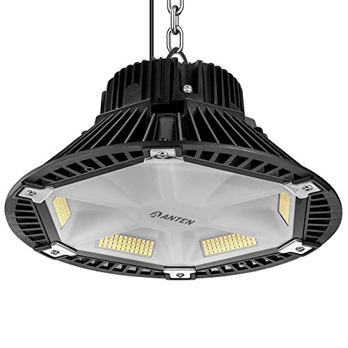 Anten 150W Campana LED Industrial 4000K 19500Lm, IP65 Foco Led Interior/Exterior Industrial, UFO Led de Alta Bahía para Almacén Comercial Anten 150W Campana LED Industrial 4000K 19500Lm, IP65 Foco Led Interior/Exterior Industrial, UFO Led de Alta Bahía para Almacén Comercial