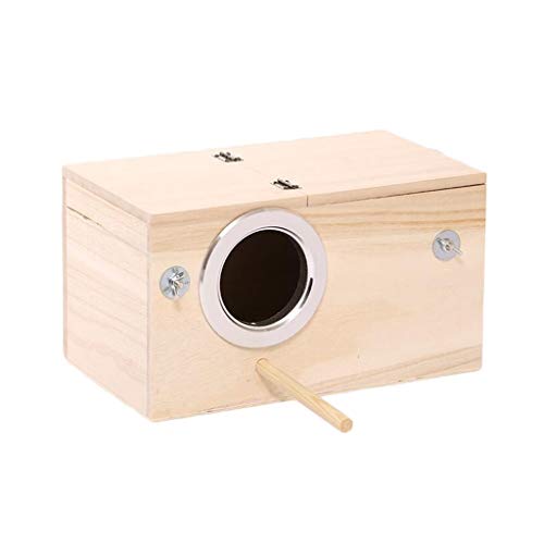 ART-YJ Nidos para pájaros Pajarera Jardín Natural Rectángulo Caja De Madera Divertido Bird Hotel Hecho A Mano Mano De Obra Fina Nido De Pájaro (Color : Right Opening, tamaño : 20×12×12cm) ART-YJ Nidos para pájaros Pajarera Jardín Natural Rectángulo Caja De Madera Divertido Bird Hotel Hecho A Mano Mano De Obra Fina Nido De Pájaro (Color : Right Opening, tamaño : 20×12×12cm)