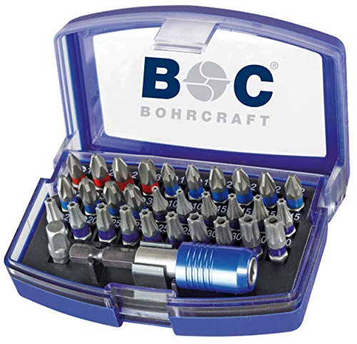 BCT-BS01 Caja Juego 31 Puntas destornilladores con adaptador 1/4