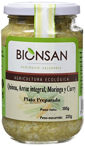 Bionsan Quínoa con Arroz Integral y Moringa Ecológica- 6 Botes de 220 gr - Total: 1320 gr