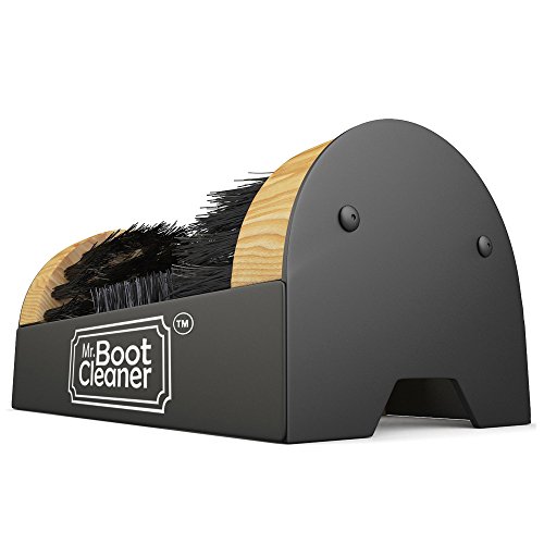 Boot Brush Cleaner Floor Mount Scraper Commercial With Hardware Indoor / Outdoor by Mr Boot Cleaner