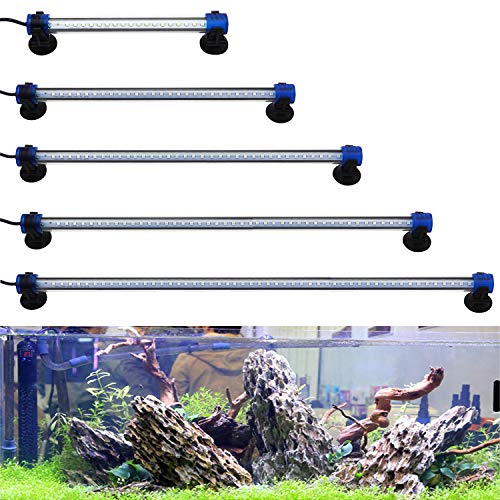 BPS Luz Blanca/Azul LED de Acuario Peces Tanque Clip Lámpara Iluminación de Plantas de Acuario con Luz con Diferente Voltaje Longitud (2.5W 60cm, Luz Blanca) BPS-6168 BPS Luz Blanca/Azul LED de Acuario Peces Tanque Clip Lámpara Iluminación de Plantas de Acuario con Luz con Diferente Voltaje Longitud (2.5W 60cm, Luz Blanca) BPS-6168