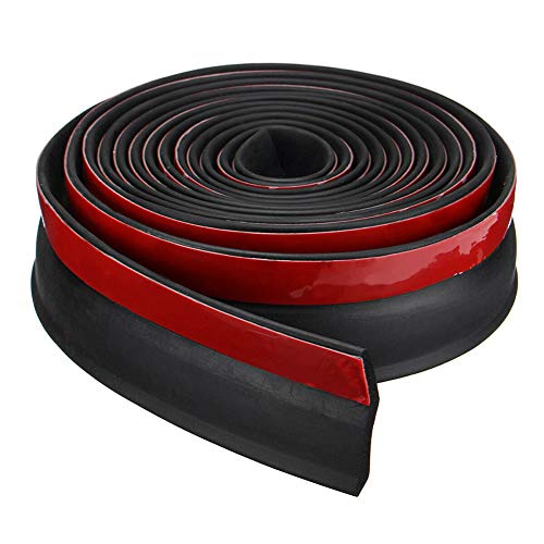 Burlete de goma para puerta de garaje, protege del tiempo, cinta de sellado multiusos para puerta de garaje, borde inferior para protección contra el clima Burlete de goma para puerta de garaje, protege del tiempo, cinta de sellado multiusos para puerta de garaje, borde inferior para protección contra el clima