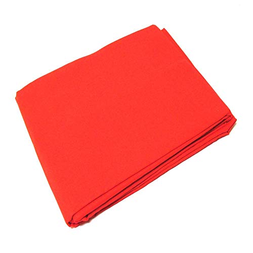 Cablematic - Fondo de tela de 180x300 cm de color cromakey rojo