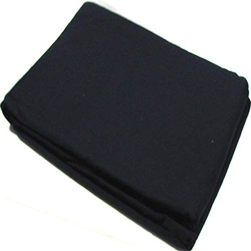 Cablematic - Fondo de tela de 600x300 cm de color negro