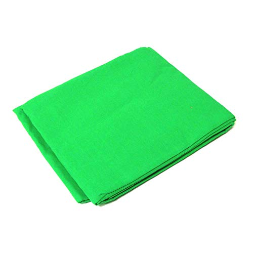 Cablematic - Fondo de tela de 600x600 cm de color verde