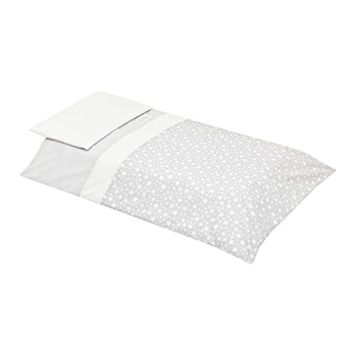 Cambrass Star - Funda nórdica + funda (cuna 60), color gris Cambrass Star - Funda nórdica + funda (cuna 60), color gris