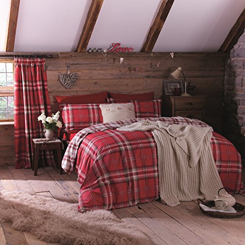 Catherine Lansfield Kelso - Juego de funda nórdica y almohada para cama de 105 cm Catherine Lansfield Kelso - Juego de funda nórdica y almohada para cama de 105 cm