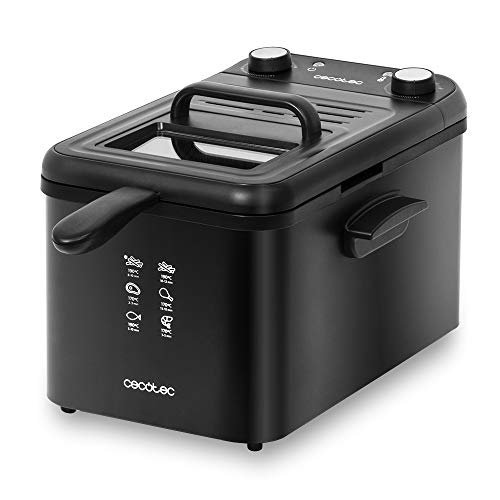 Cecotec CleanFry Infinity 4000 Black. 4 L Capacidad de Aceite, Filtro OilCleaner, 3270 W, cubeta, cestillo de freír y Filtro OilCleaner Aptos lavavajillas, Temporizador 30 min, Lacada en Negro. Cecotec CleanFry Infinity 4000 Black. 4 L Capacidad de Aceite, Filtro OilCleaner, 3270 W, cubeta, cestillo de freír y Filtro OilCleaner Aptos lavavajillas, Temporizador 30 min, Lacada en Negro.