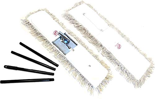 ceda - Mopa de Algodón Reutilizable para Limpieza y Cuidado de Suelos Parqué Valdosas | Largo 45 cm + Recambio Mopa + Palo Metalico Desmontable Telescópico 1,40 MTS. ceda - Mopa de Algodón Reutilizable para Limpieza y Cuidado de Suelos Parqué Valdosas | Largo 45 cm + Recambio Mopa + Palo Metalico Desmontable Telescópico 1,40 MTS.