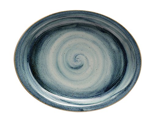 Corona Fuente, Porcelana, Azul, 29x27,5x3 cm