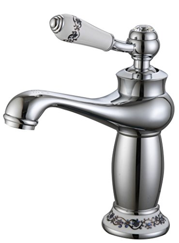 DP Grifería - Grifo monomando de lavabo en color plateado, modelo Argán DP Grifería - Grifo monomando de lavabo en color plateado, modelo Argán