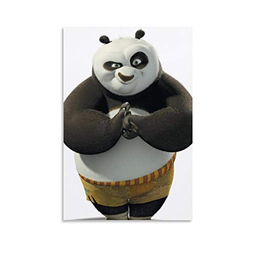 DRAGON VINES Póster de maestro de artes marciales, Kung Fu Panda 4, lienzo para casas, oficinas, garajes, tiendas, 50 x 75 cm