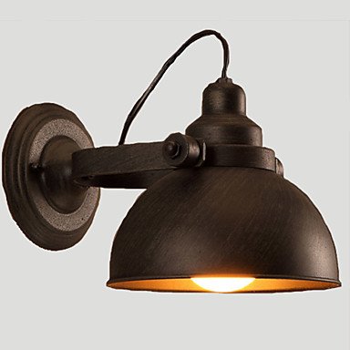 E27 23CM 10-15? Loft, olla de hierro forjado, Creative Vintage luces LED Lámpara de pared
