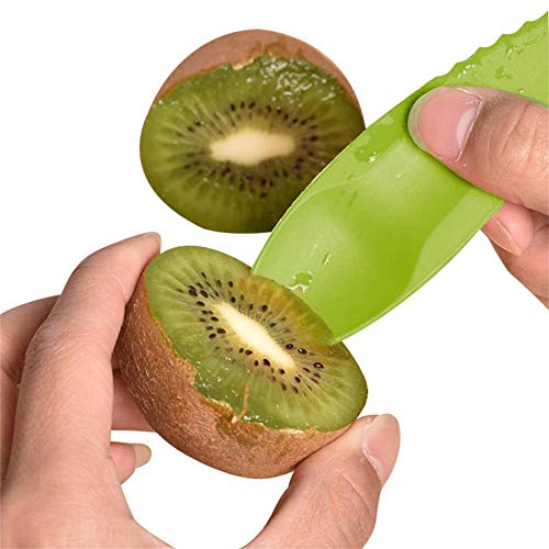Egurs 10pcs Kiwi Cuchara de plástico Cuchara de pelador de Frutas Cuchara de Cocina Gadget