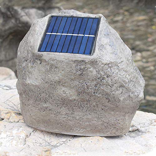 Energía Solar Luz Led,Lámpara De Piedra De Imitación Foco Impermeable Lámpara De Césped Para Camino Paisaje Jardín Al Aire Libre Patio Yarda Camino