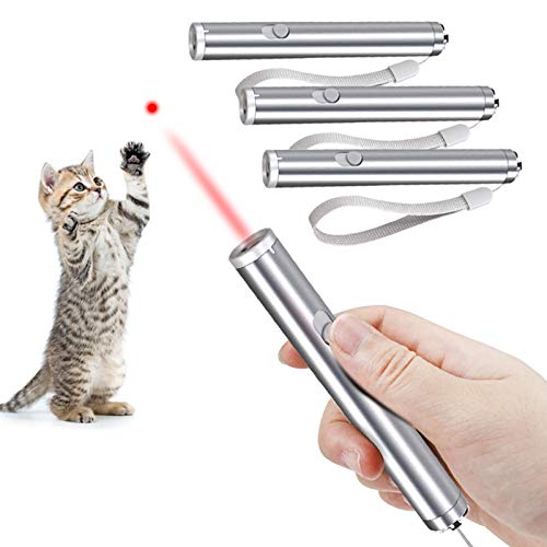 Faburo 4 Piezas Juguetes Gatos, Juguetes interactivos para Gatos, 2 en 1 Función Mascota Gato Captura Juguetes de Entrenamiento (Baterías no Incluidas) Faburo 4 Piezas Juguetes Gatos, Juguetes interactivos para Gatos, 2 en 1 Función Mascota Gato Captura Juguetes de Entrenamiento (Baterías no Incluidas)