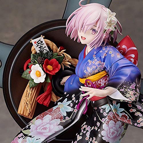 Fate/Grand Order: Mash Kyrieloight Altura 27cm Figura de PVC □ Alias: Candy de algodón □ Año Nuevo Ver □ Figuras de anime Figuras de dibujos animados Modelo de personaje Figura de la estatua