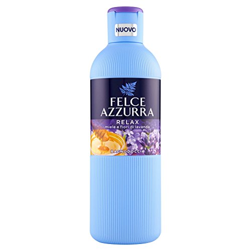 Felce Azzurra Gel de ducha Relax – 6 paquetes de 650 ml – Total: 3900 ml.