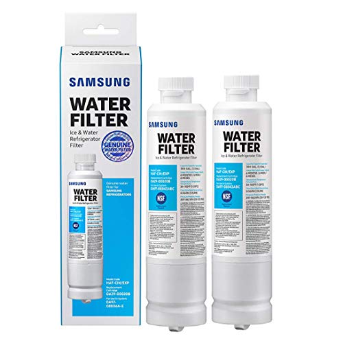 Filtro de agua Samsung, original, para nevera, 2 Pack, blanco, 2