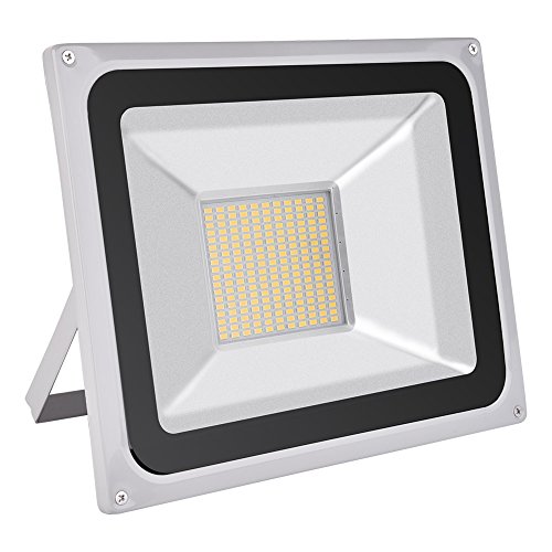 Foco proyector LED 20W/30W/50W/100W/150W/200W/300W/500W/800W para exteriores, 1000LM-56000LM, Blanco frio 6000-6500K resistente al agua IP65, luz amplia, luz de seguridad Floodlight (100)