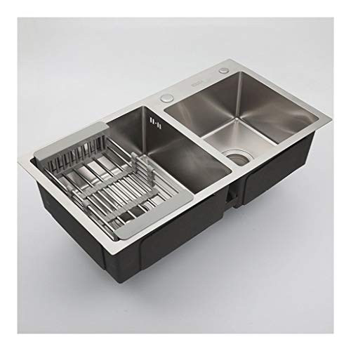 Fregadero teka 2 Fregadero De La Cocina Con Juego De Desagüe, De Montaje En La Parte Superior Cuenca Incluyendo Tubería De Drenaje Cesta De Drenaje Escurridor De Acero Inoxidable Cepillado ERYωορκτο-1 Fregadero teka 2 Fregadero De La Cocina Con Juego De Desagüe, De Montaje En La Parte Superior Cuenca Incluyendo Tubería De Drenaje Cesta De Drenaje Escurridor De Acero Inoxidable Cepillado ERYωορκτο-1