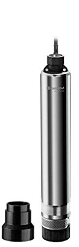 GARDENA Premium Deep Well Pump 5500/5 inox: Bomba de pozo con un caudal de 5500 l/h, de acero inoxidable, con filtro de suciedad, con una profundidad de entrega de hasta 19 m (1489-20)