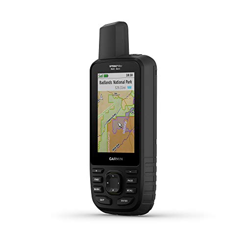 Garmin GPSMAP 66sr, portátil de senderismo con GNSS expandido y tecnología multibanda, pantalla a color de 3 pulgadas (010-02431-00)