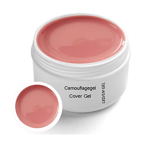 Gel de COVER UV 30 ml - Gel de uñas de camuflaje rosa - construcción de endurecimiento LED NUDE - diseño y arte Gel de COVER UV 30 ml - Gel de uñas de camuflaje rosa - construcción de endurecimiento LED NUDE - diseño y arte