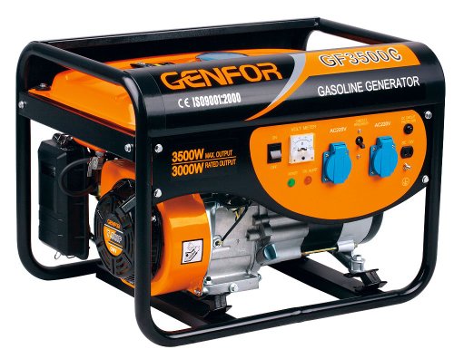 genfor gf3500ce, 3,500-watt gasolina generador portátil que funciona con motor de arranque