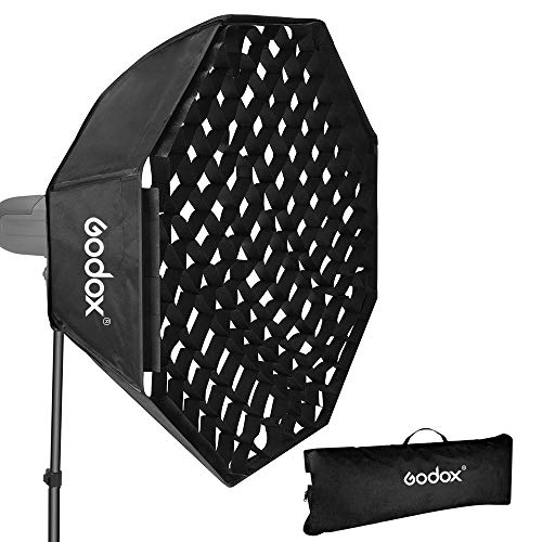 GODOX 95cm Octágono Rejilla Softbox Bowens Mount para Fotografía Studio Flash LED Iluminación (SB-FW95CM)