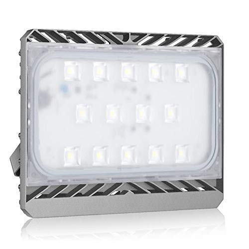 GOSUN® Foco proyector LED 70W para exteriores, equivalencia SAP 200W, 6300lm, blanco cálido 3000K, resistente al agua IP65, luz amplia, luz de seguridad